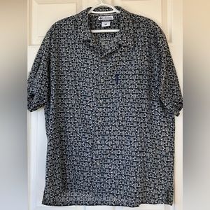 Columbia‎ Linen Look Surfboard Button Down Medium